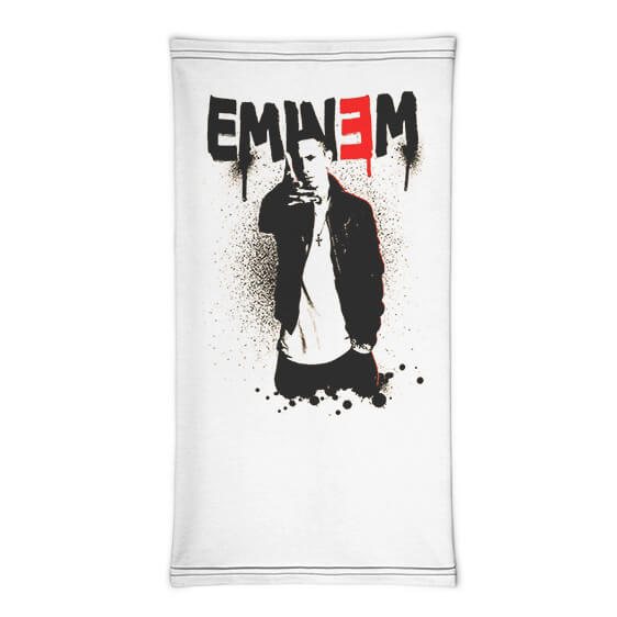 American Rapper Eminem Abstract Spray Paint Art Tube Mask