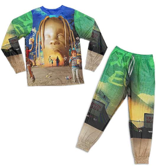 Astroworld Carnival Travis Scott Sleepwear Set