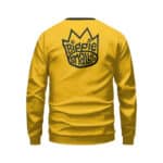 Awesome Biggie Smalls Crown Logo Pattern Yellow Sweatshirt