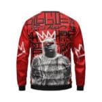 East Coast Rapper Biggie Smalls Typography Crewneck Sweater