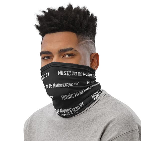 Eminem Music To Be Murdered By Typography Pattern Tube Mask