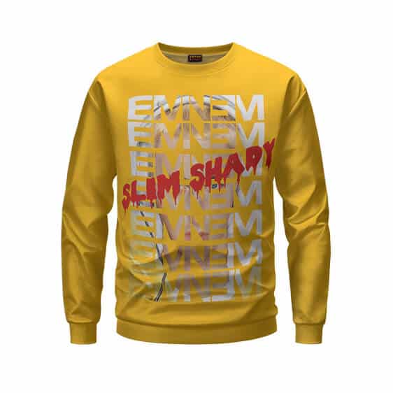 Eminem Slim Shady Drip Signature Art Awesome Sweatshirt