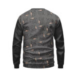 Eminem Wearing Hoodie Song Lyrics Art Pattern Sweatshirt