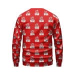 Go Big Biggie Smalls White Silhouette Crewneck Sweatshirt