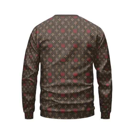 Iconic Biggie Smalls And Louis Vuitton Pattern Sweater