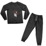 Jacques Bermon Silhouette Art Black Pajamas Set