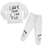 Look Mom I Can Fly Cactus Jack Smiley Pajamas Set