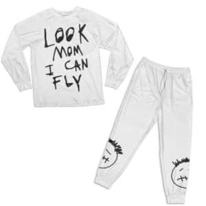 Look Mom I Can Fly Cactus Jack Smiley Pajamas Set