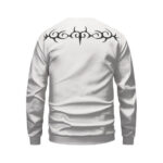Marshall Mathers Eminem Tattoo Design White Crewneck Sweater