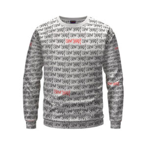 Marshall Mathers Slim Shady Name Pattern Art Sweatshirt