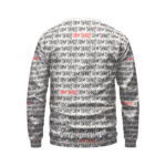 Marshall Mathers Slim Shady Name Pattern Art Sweatshirt