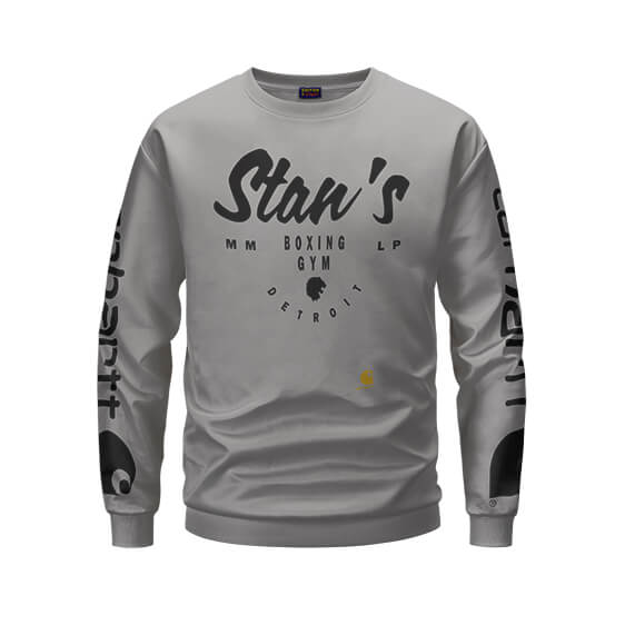 Marshall Mathers Stan's Boxing Gym Logo Gray Sweatshirt