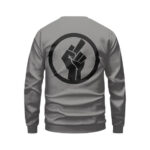 Marshall Mathers Too BLM Parody Logo Gray Sweatshirt