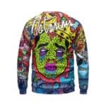 Notorious B Biggie Smalls Graffiti Art Crewneck Sweatshirt