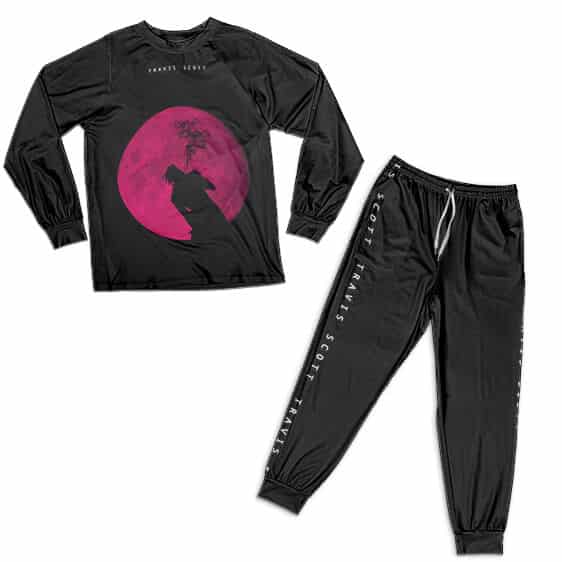 Pink Moon Travis Scott Smoking Nightwear Set