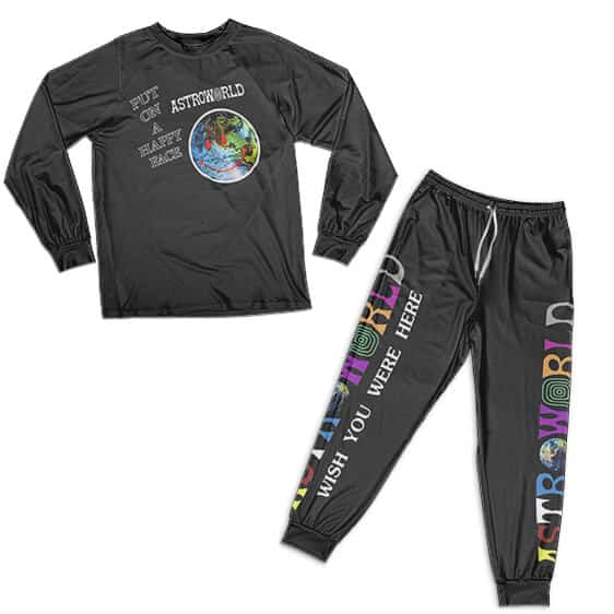 Put On a Happy Face Astroworld Pajamas Set