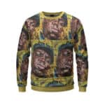 Rap Icon Biggie Smalls Abstract Painting Crewneck Sweatshirt