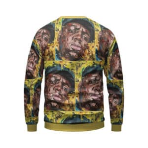 Rap Icon Biggie Smalls Abstract Painting Crewneck Sweatshirt