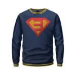 Rap Icon Eminem Superman Logo Cool Crewneck Sweatshirt