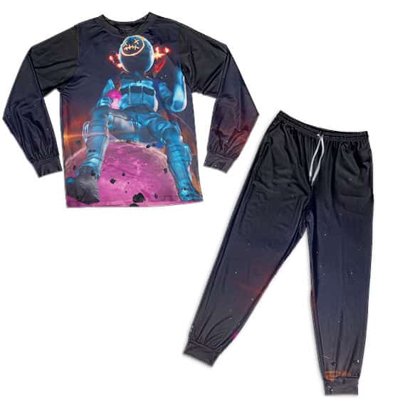 Space Astronaut Cactus Jack Smiley Pajamas Set