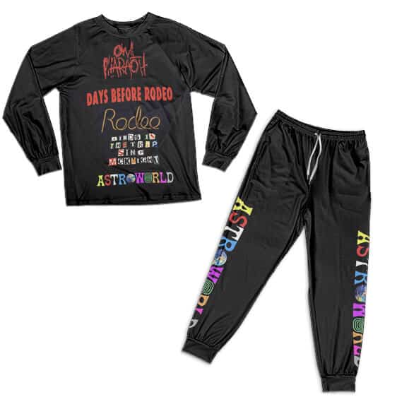 Travis Scott Album Logos Astroworld Pyjamas Set