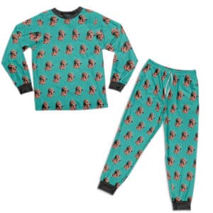 Travis Scott Smoking Head Pattern Pajamas Set