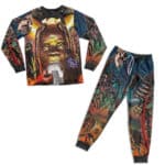 Trippy Astroworld Abstract Travis Scott Pajamas Set
