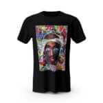 2Pac Makaveli Pop Art Graffiti T-Shirt