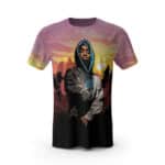 American Rapper 2Pac Amaru City Artwork T-Shirt