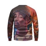 American Rapper 2Pac Shakur Pop Art Portrait Sweatshirt