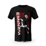 American Rapper Eminem Art Black T-Shirt