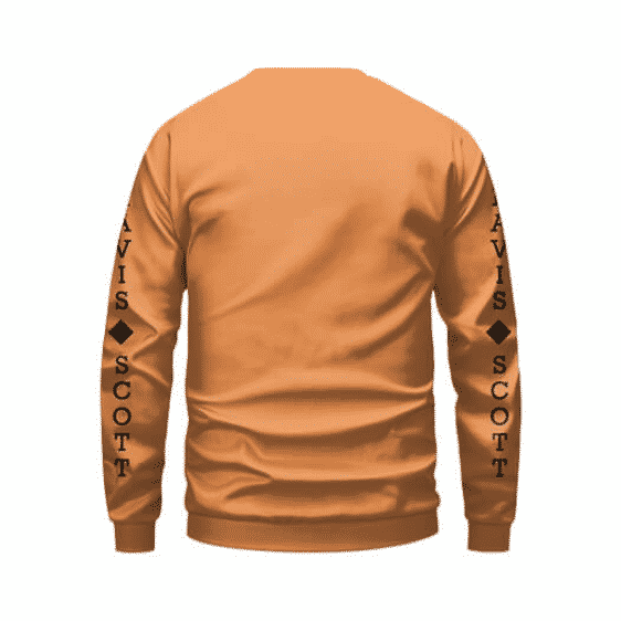 American Rapper Travis Scott Outline Drawing Design Sweater