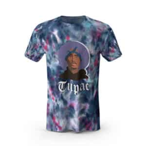 American Rapper Tupac Makaveli Tie Dye T-Shirt