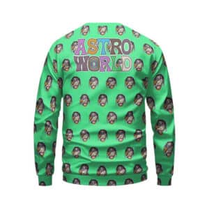 Astroworld Frankenstein Travis Scott Head Pattern Sweatshirt