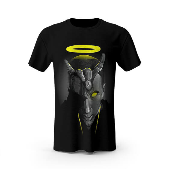 Badass Slim Shady Iconic Devil Horn T-Shirt