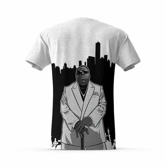 Biggie Smalls City Silhouette Background Shirt