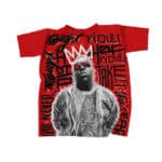 Biggie Smalls East Coast Rapper Typography Shirt