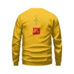 Cactus Jack McDonald's Collab Logo Yellow Travis Scott Sweater