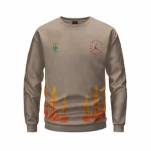 Cactus Jack X Nike Jordan Travis Scott Flames Epic Sweater