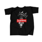 Crowned Biggie Head Notorious Supreme Black Shirt