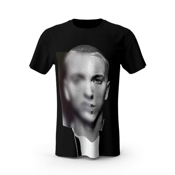 Eminem Half Face Blur Effect Art T-Shirt