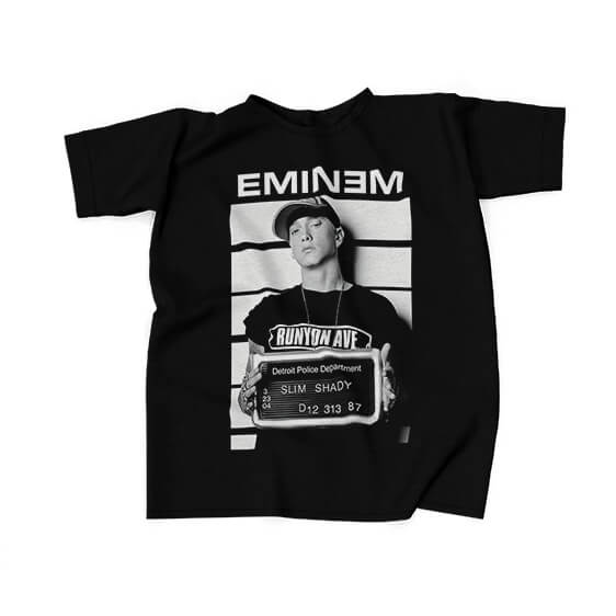 Eminem Slim Shady Mug Shot Badass T-Shirt