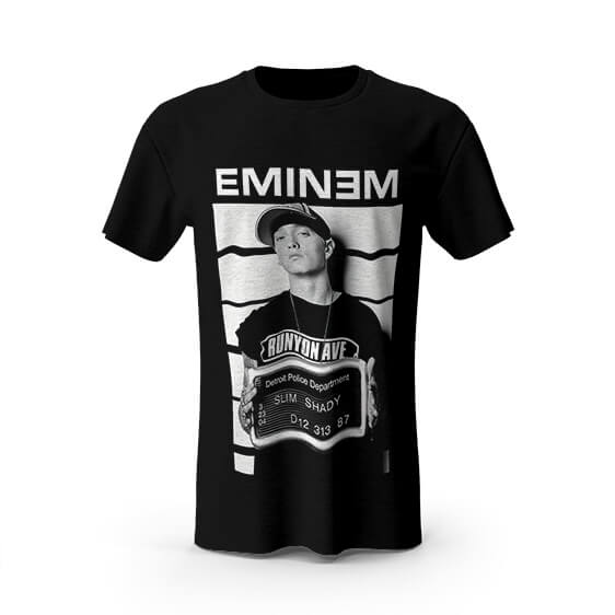 Eminem Slim Shady Mug Shot Badass T-Shirt