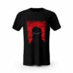Epic Tupac Amaru Silhouette Neon Red Shirt