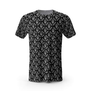 Gangsta Snoop Dogg Icon Pattern Black T-Shirt