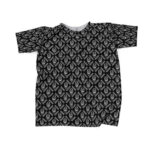 Gangsta Snoop Dogg Icon Pattern Black T-Shirt