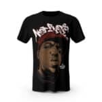 It Was All A Dream Notorious Face Art Black Tees