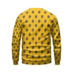 Jacques Bermon Travis Scott Face Pattern Yellow Sweatshirt