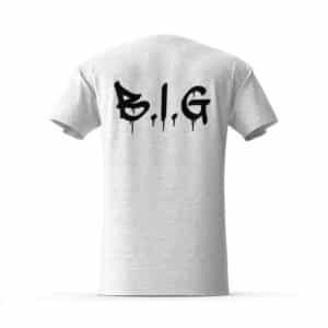 Long Live B.I.G. Monochrome Drip Paint Art Shirt