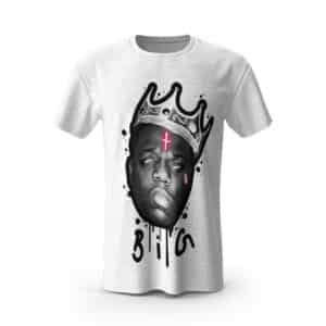 Notorious B.I.G. Crowned Head Cut-Out Design Tees